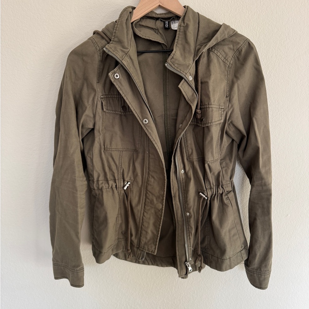 Olive Green Women's Jacket, Size Small